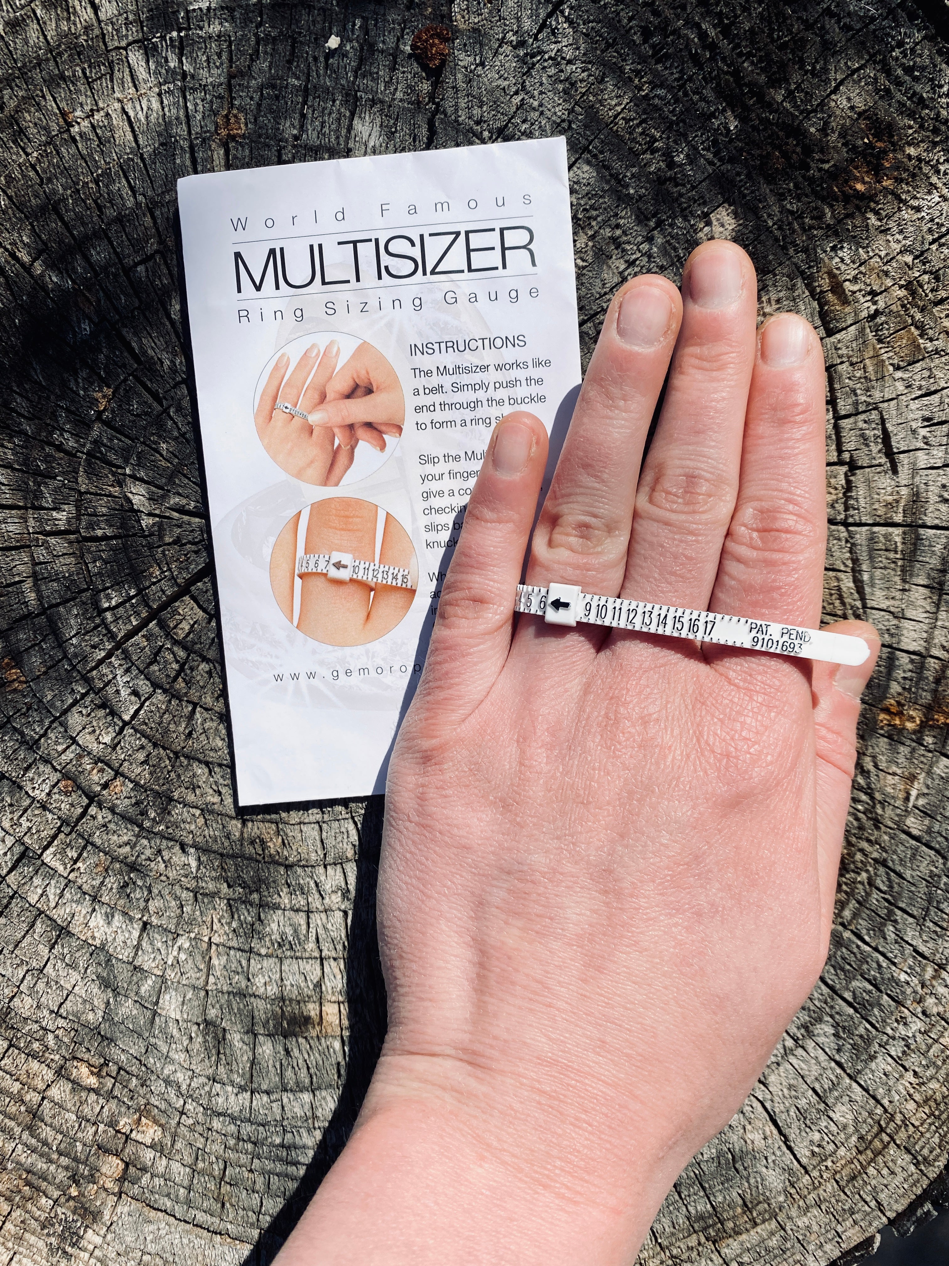 Multisizer ring deals sizer