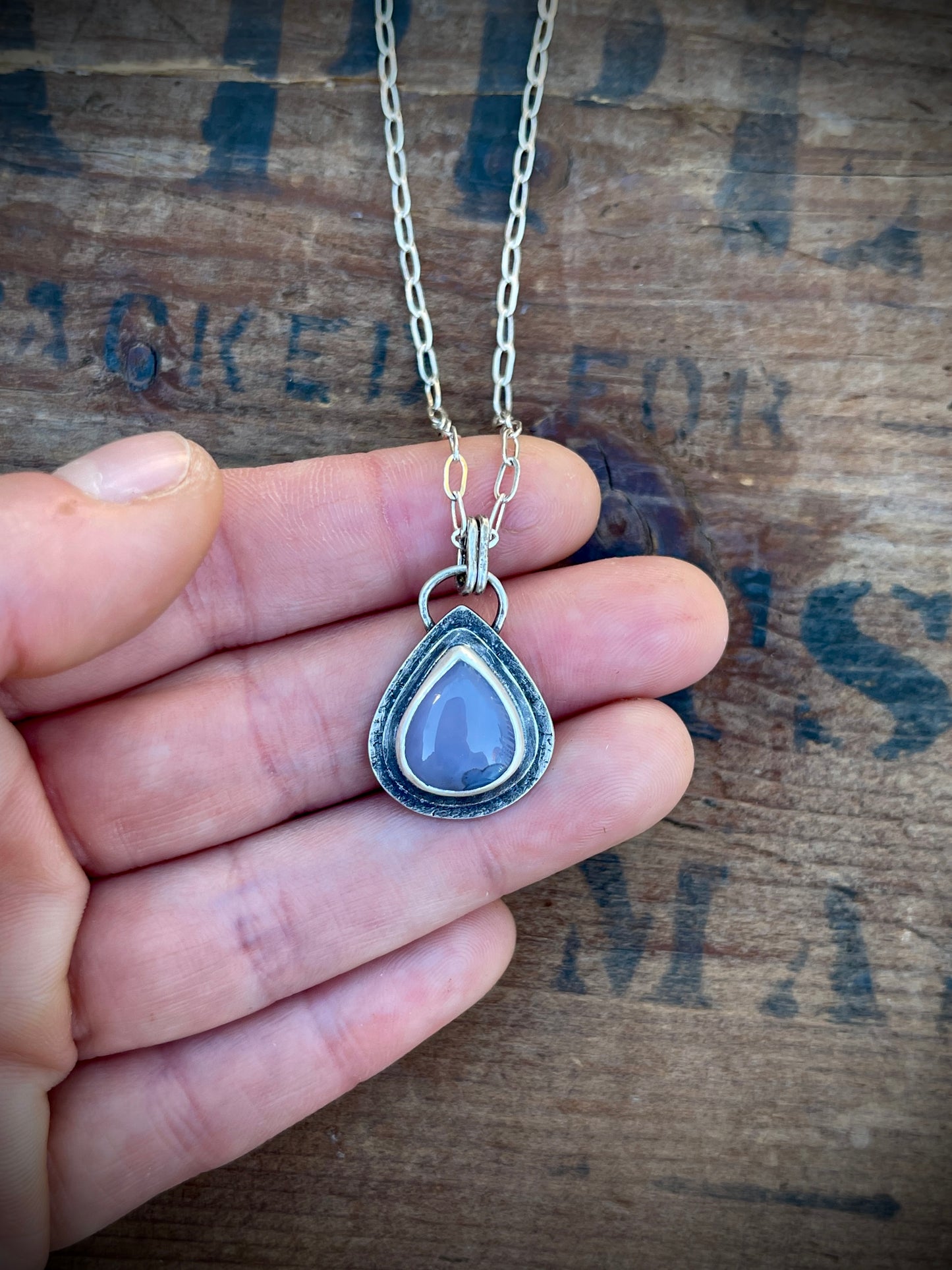 Yellowstone Agate Pendant Necklace