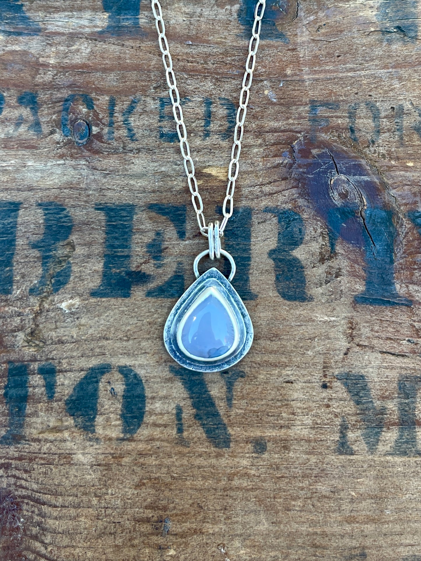 Yellowstone Agate Pendant Necklace