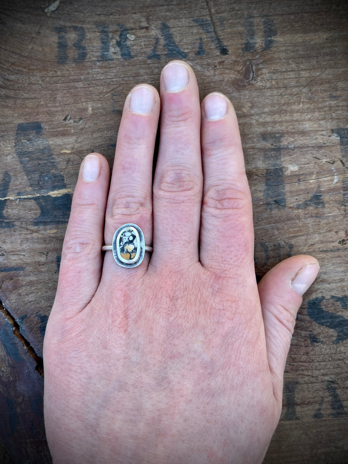 Appaloosa Magnesite Ring Size 5