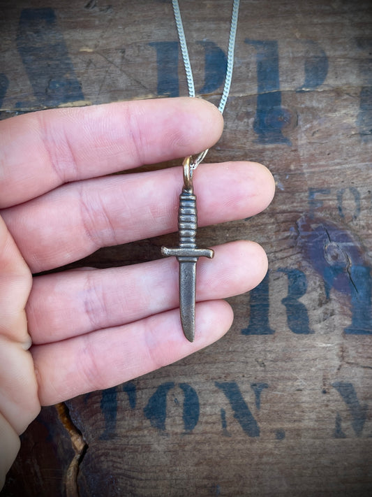 The Bronze Age: Dagger Pendant Necklace