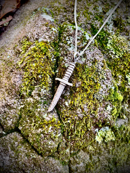 PRE-ORDER: Sterling Silver Dagger Pendant